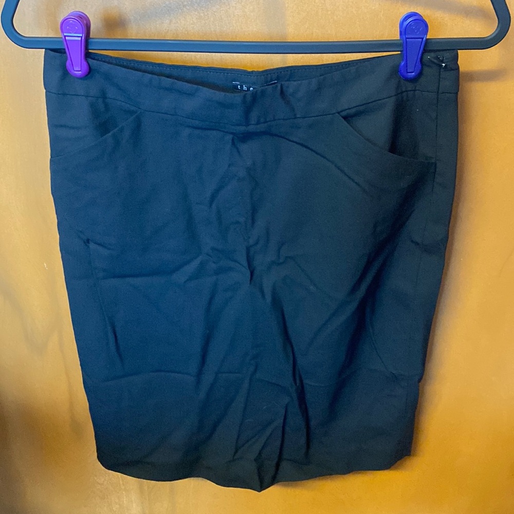 Theory Black Pencil Skirt